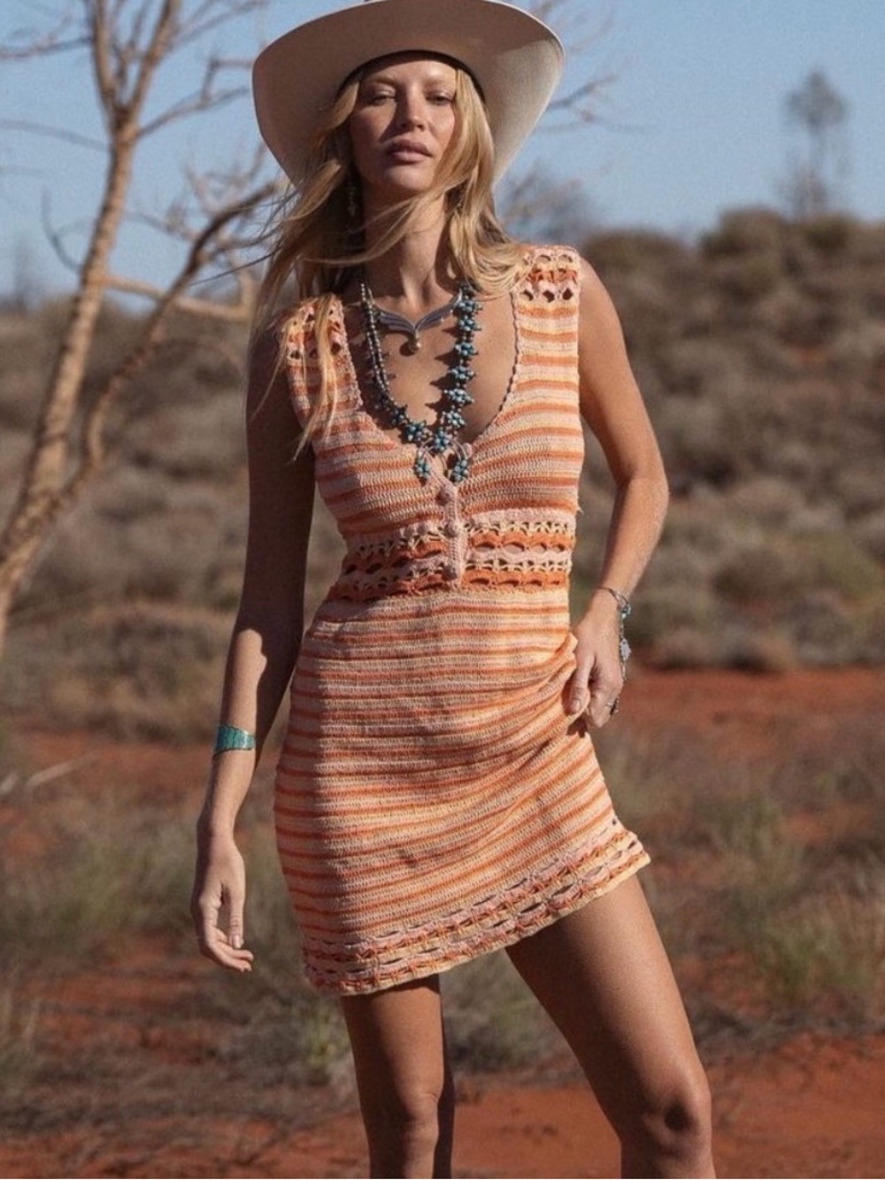Chasing unicorns crochet dress